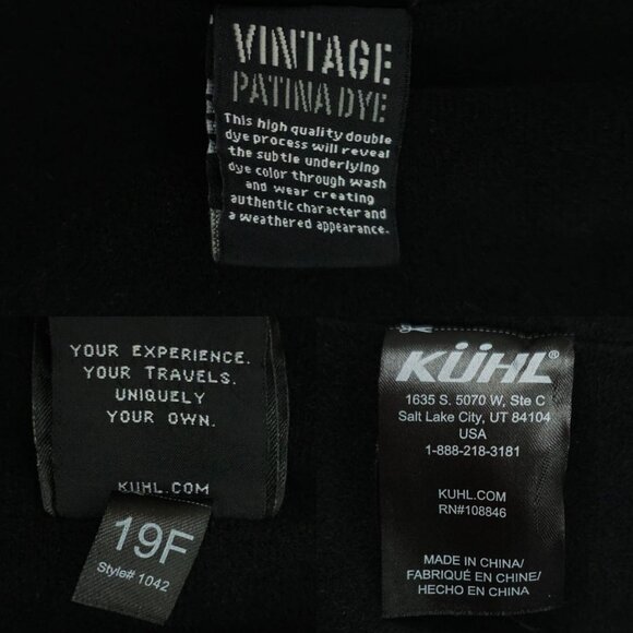 KÜHL Burr Vest Full Zip Mens Size XXL Vintage Patina Dye Khaki Double S Inc Logo - Picture 9 of 16